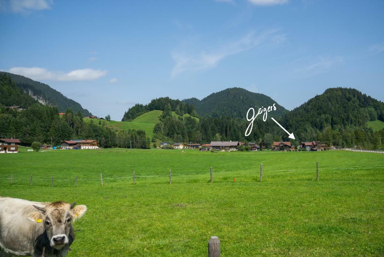 Geigers Ferienhaus Tiefenbach bei Oberstdorf Exterior photo